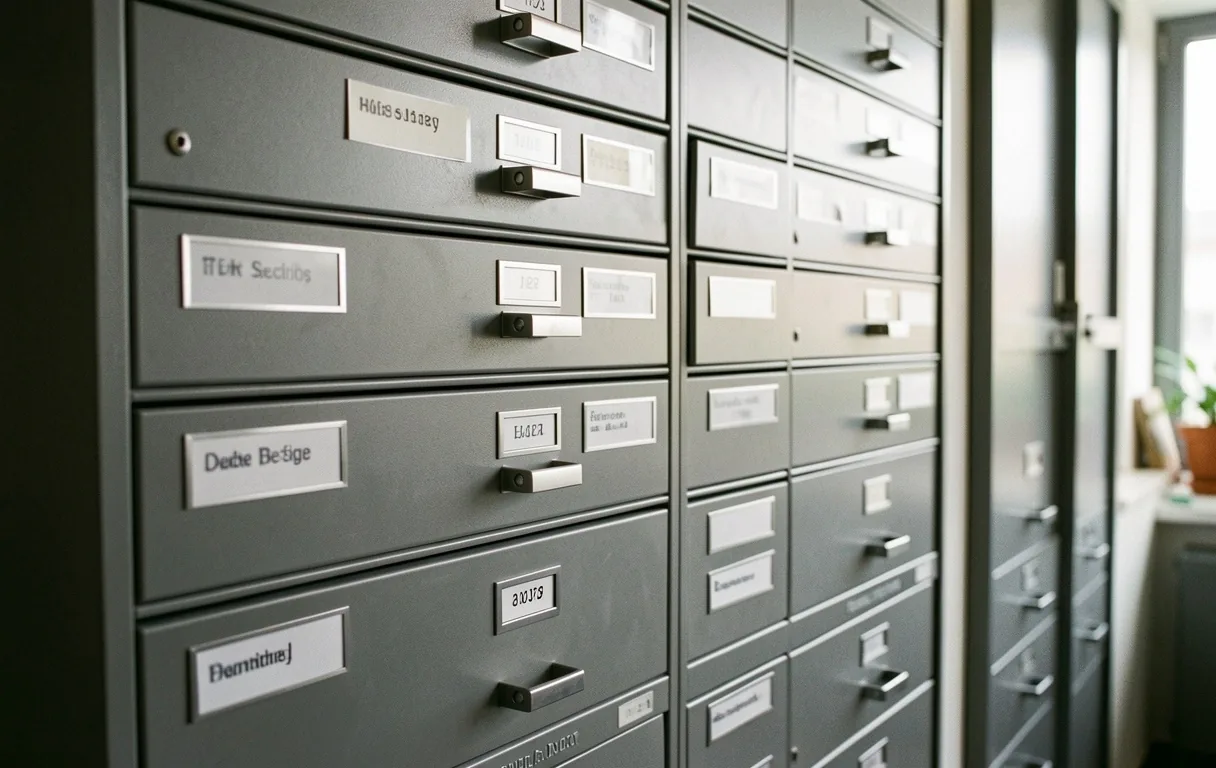 Secure asset storage